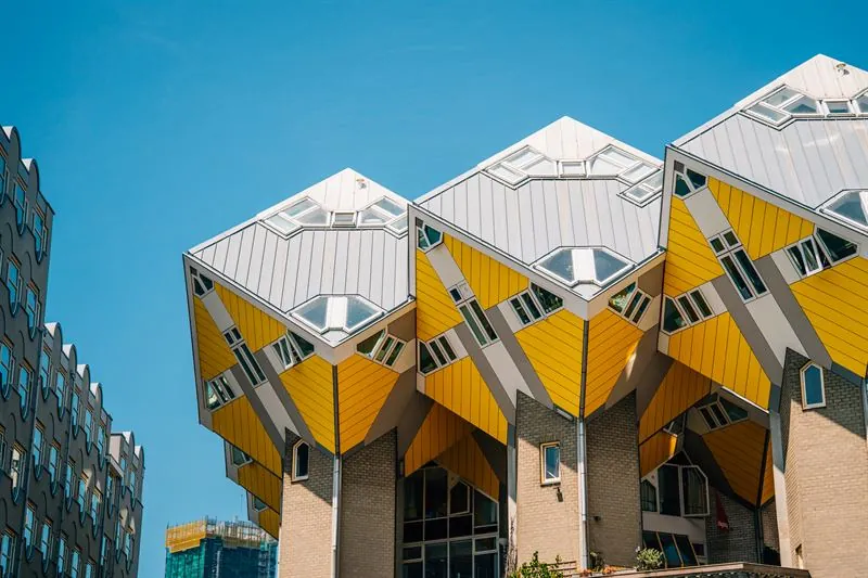 De iconische Kubuswoningen van Rotterdam