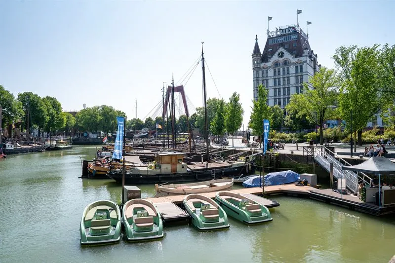 Panorama over de Oude Haven Rotterdam